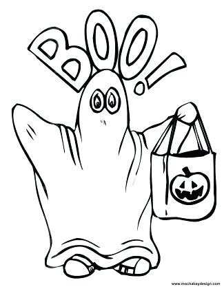 325x420 Ghost Halloween Coloring Pages View And Print Cute Ghost Kids
