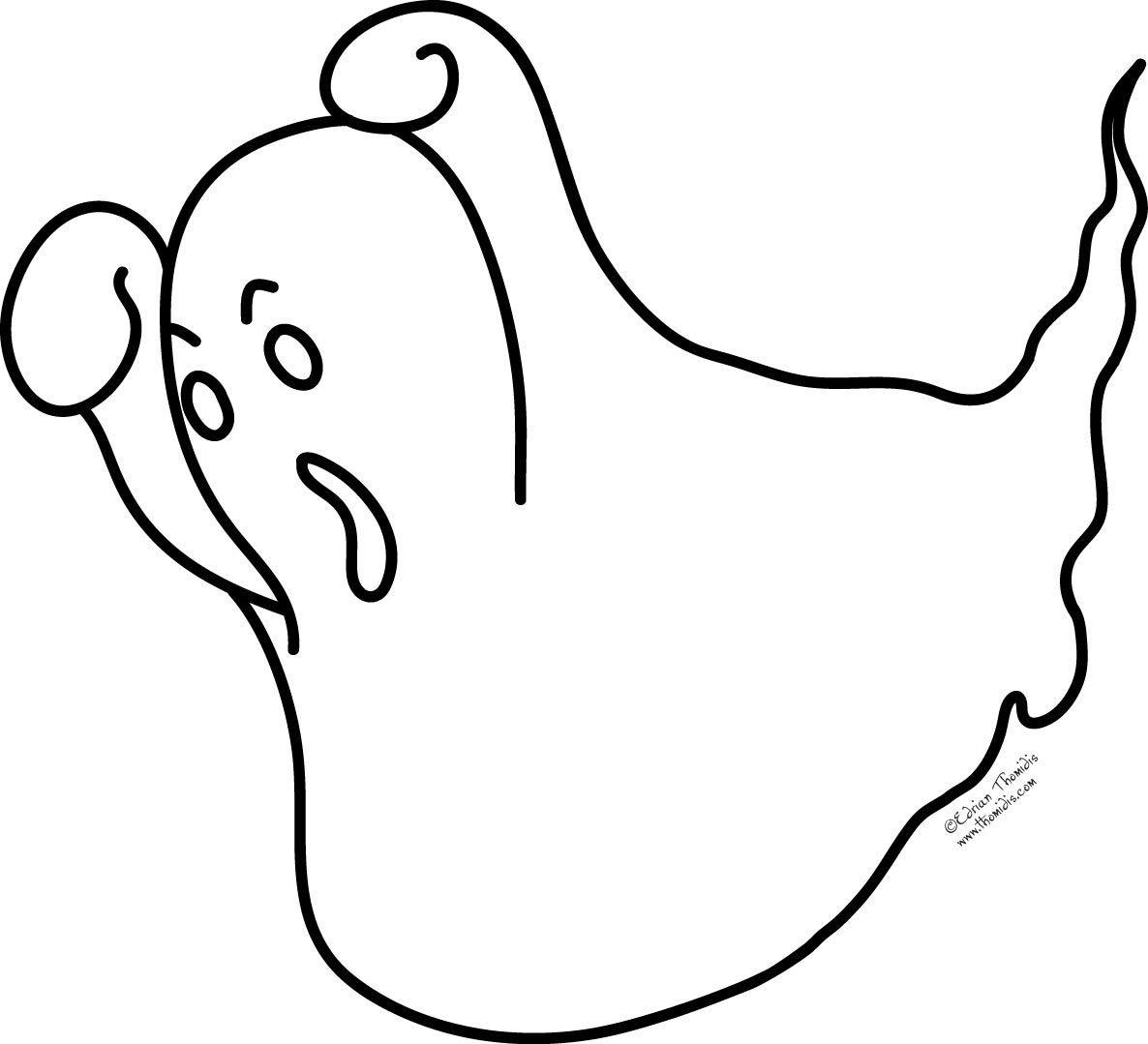 1186x1079 Halloween Ghost Coloring Pages