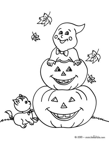 363x470 Jack O Lantern Pumpkins Coloring Pages