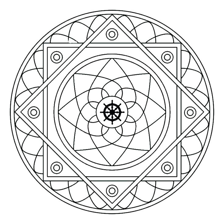 736x736 Free Mandala Coloring Pages To Print Mandala Designs Coloring