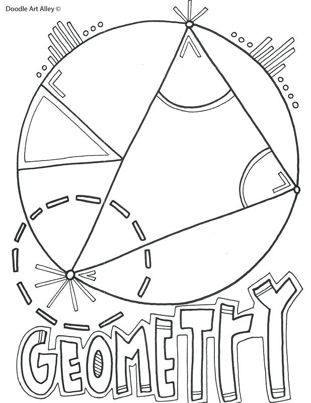 618x800 Mathematics Classroom Doodles Geometry Orig Free Printable