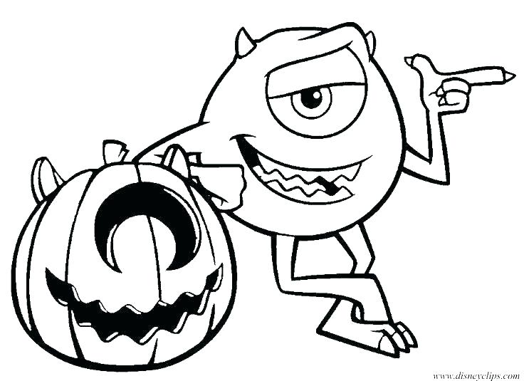 736x535 Halloween Monsters Coloring Pages