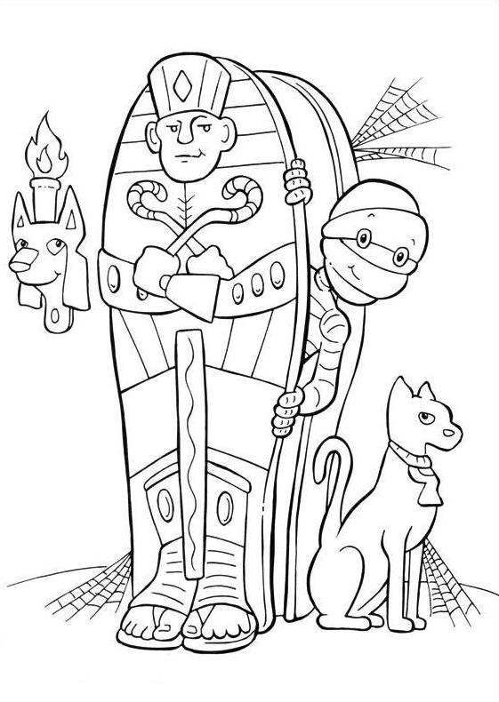 561x790 Halloween Coloring Pages Mummy