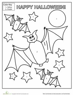 236x305 Halloween Color By Number Number Worksheets, Worksheets