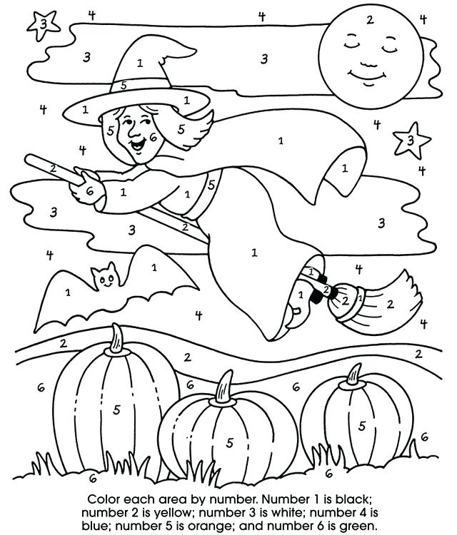 640x750 Halloween Color By Number Printables Halloween Coloring Pages