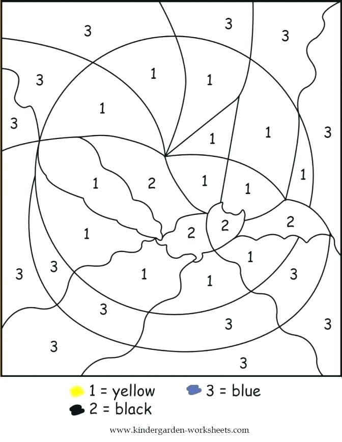 672x868 Color By Number Halloween Multiplication Color By Number Color