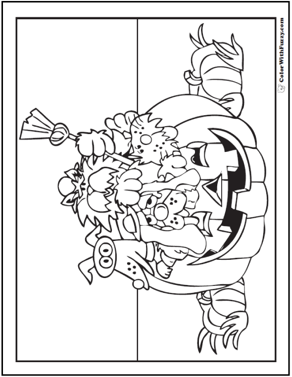 590x762 Halloween Printable Coloring Pages Customizable Pdf