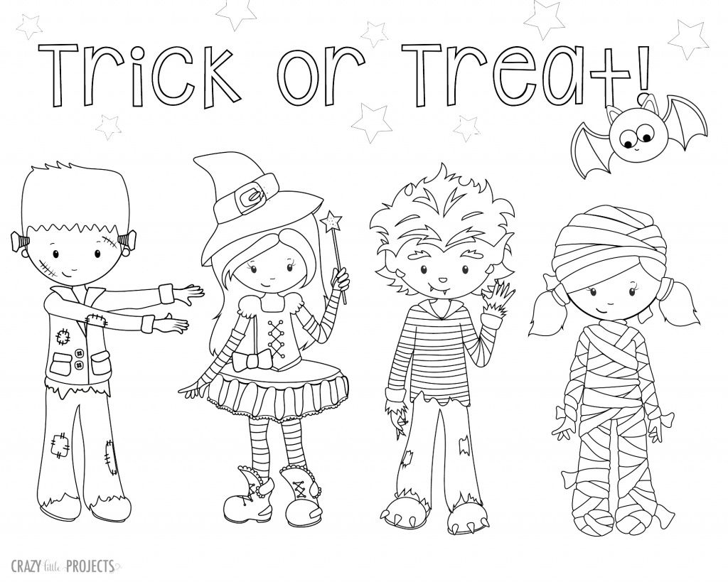 1024x819 Cute Free Printable Halloween Coloring Pages Halloween Coloring