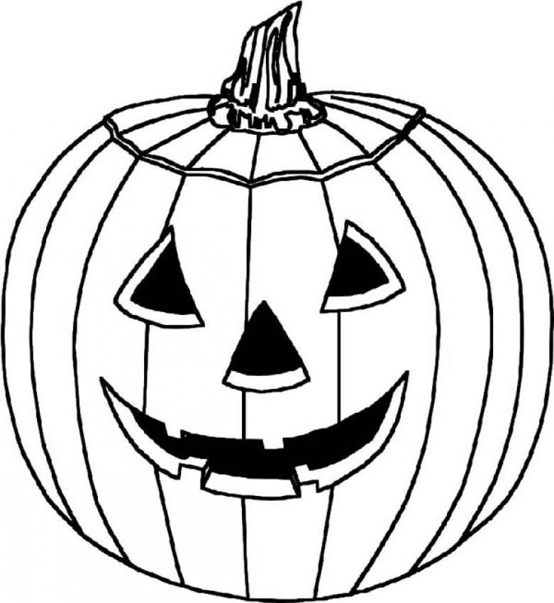 781x850 Coloring Pages Of Pumpkin For Halloween