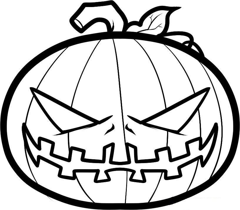 816x716 Halloween Pumpkin Coloring Pictures Fun For Christmas