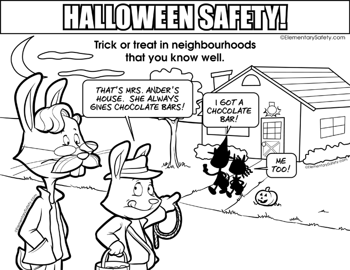 720x556 Halloween Safety Coloring Pages Coloring Halloween Safety