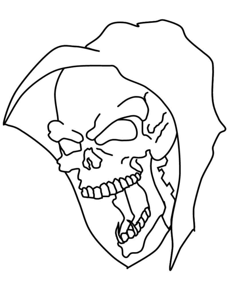 800x1034 Halloween Skull Coloring Pages Halloween Ideas