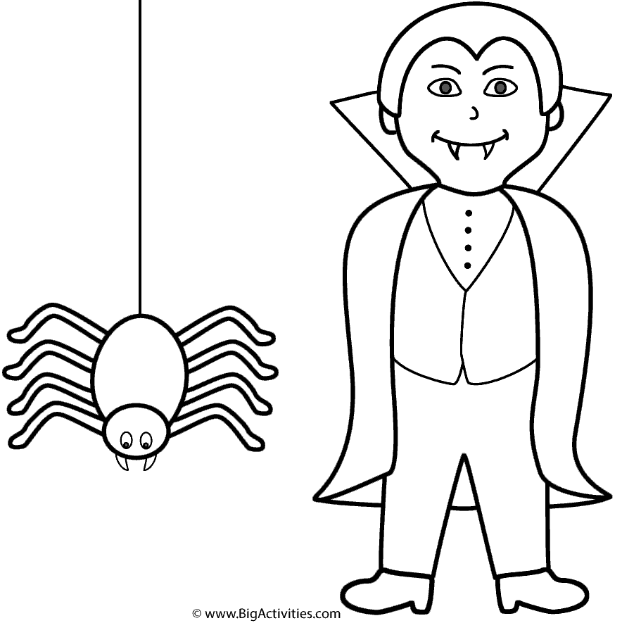 884x885 Vampire With Spider