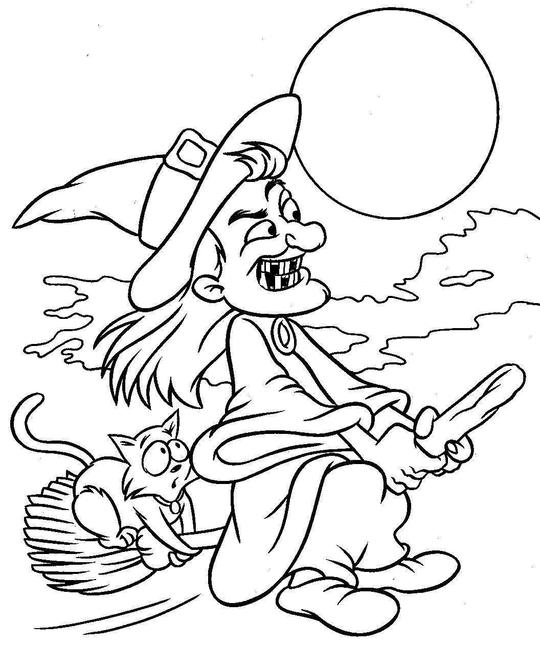 1056x1264 Halloween Themed Coloring Pages Fun For Christmas
