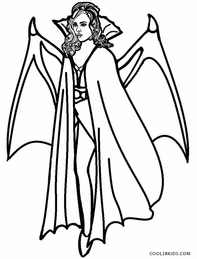 650x856 Printable Vampire Coloring Pages For Kids Cool2bkids