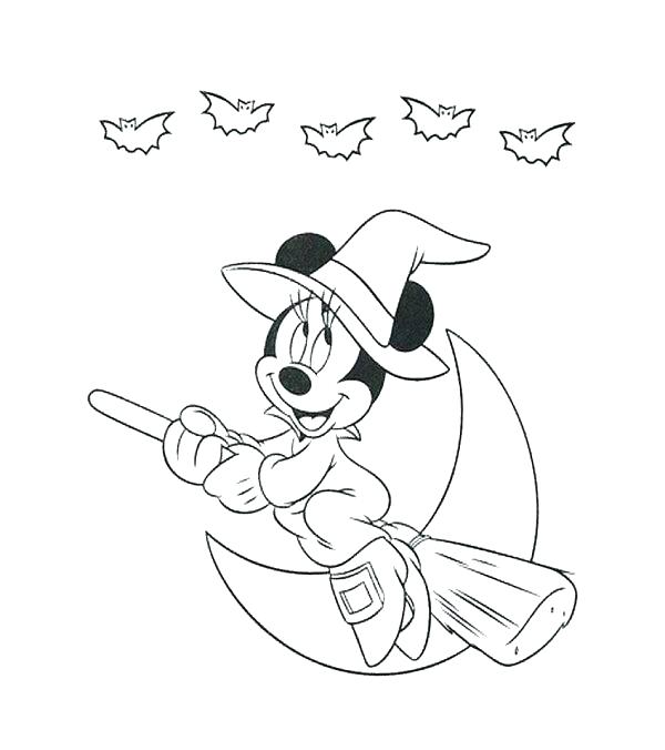 600x676 Halloween Witch Hat Coloring Pages Of Witches Download Print Cute