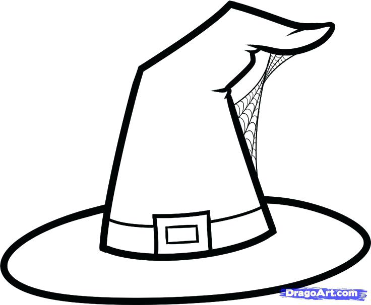 736x606 Witch Coloring Page Witch Hat Coloring Pages Google Search Scary