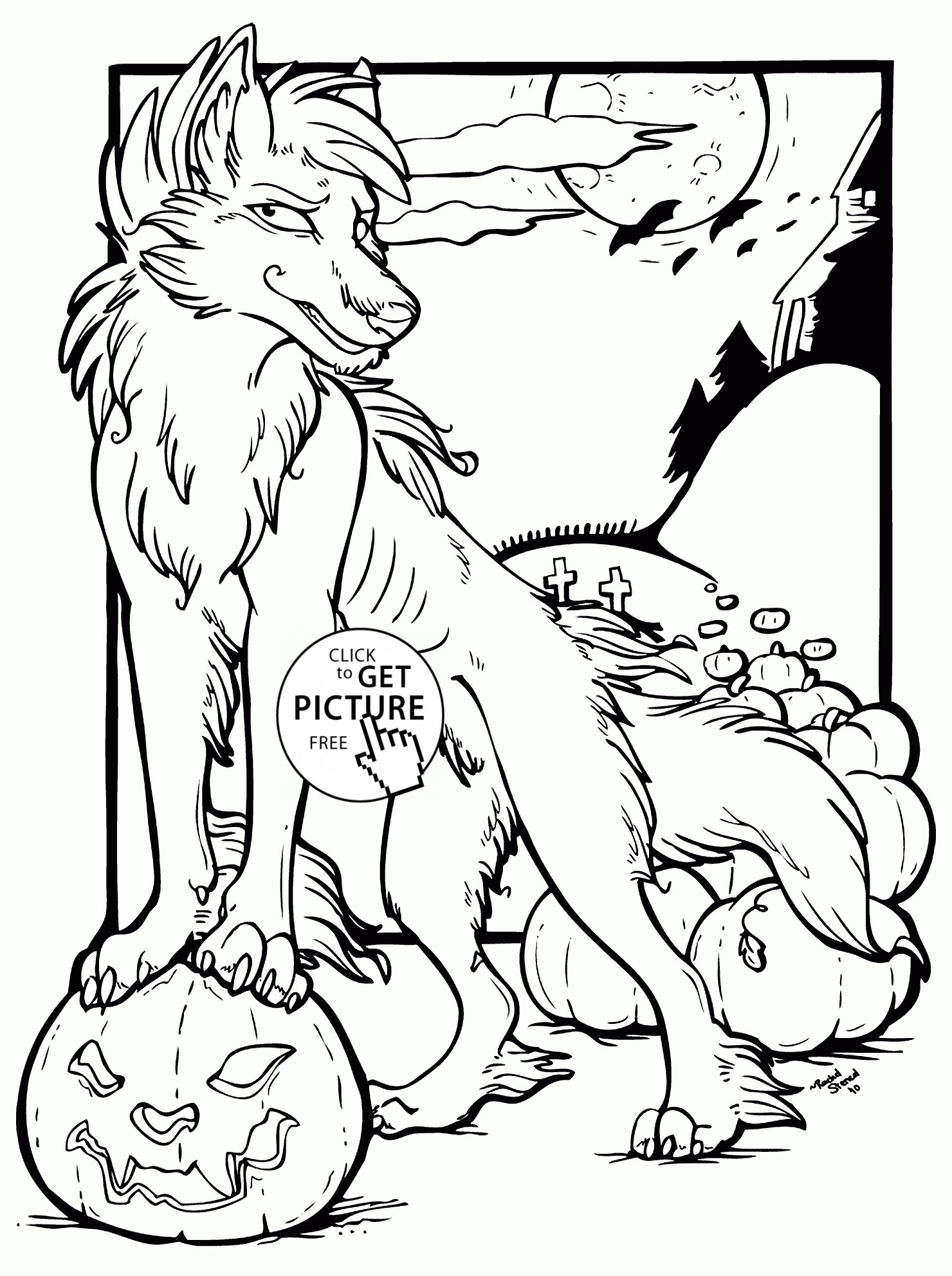 1480x1984 Fresh Halloween Wolf Coloring Pages