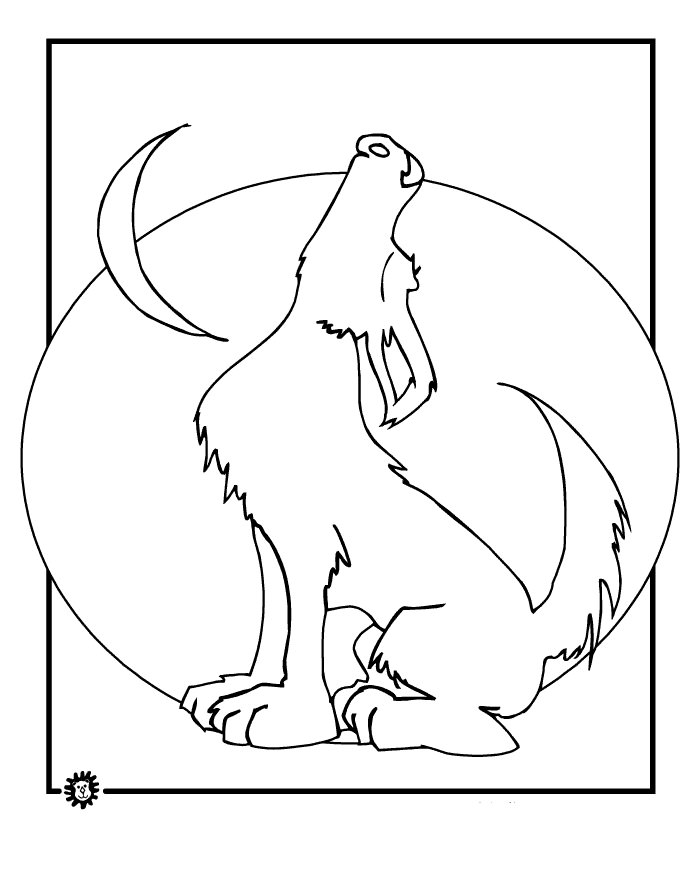 700x880 Wolf Template