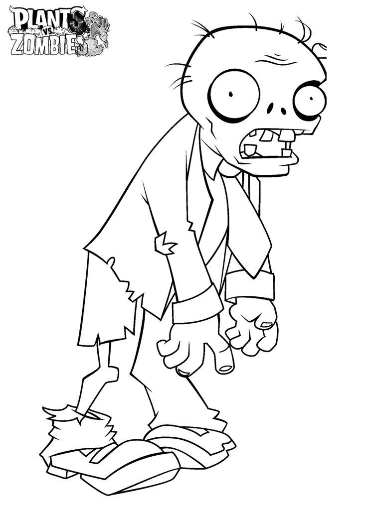 Halloween Zombie Coloring Pages