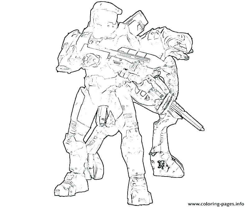 Halo 3 Coloring Pages