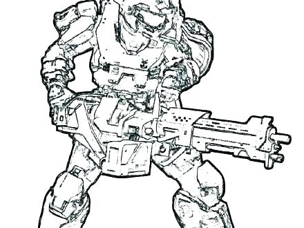 440x330 Halo 3 Coloring Pages Related Post Halo 3 Master Chief Coloring
