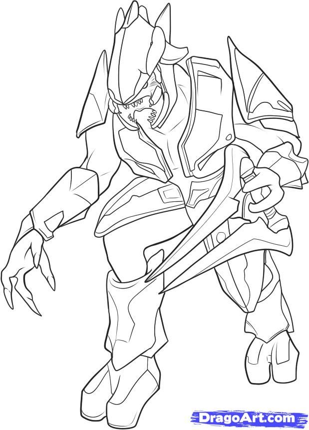 619x861 Halo Drawings