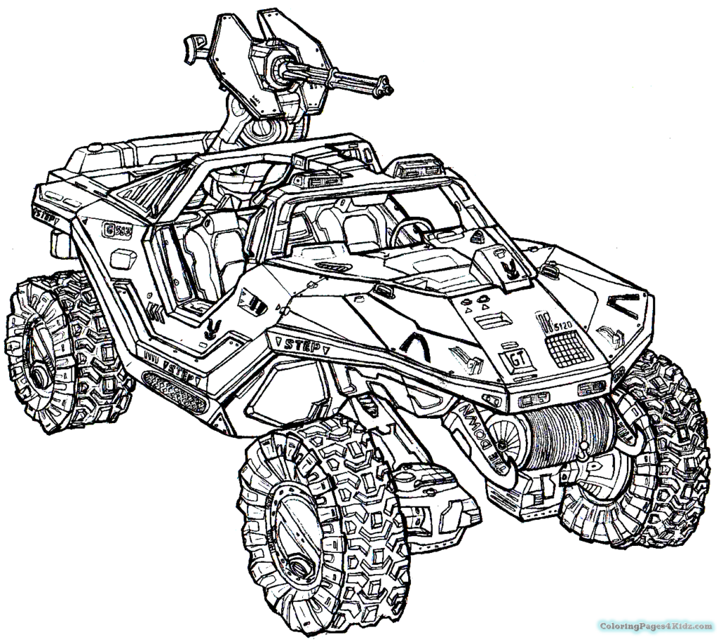 1024x909 Halo 4 Coloring Pages For Kids