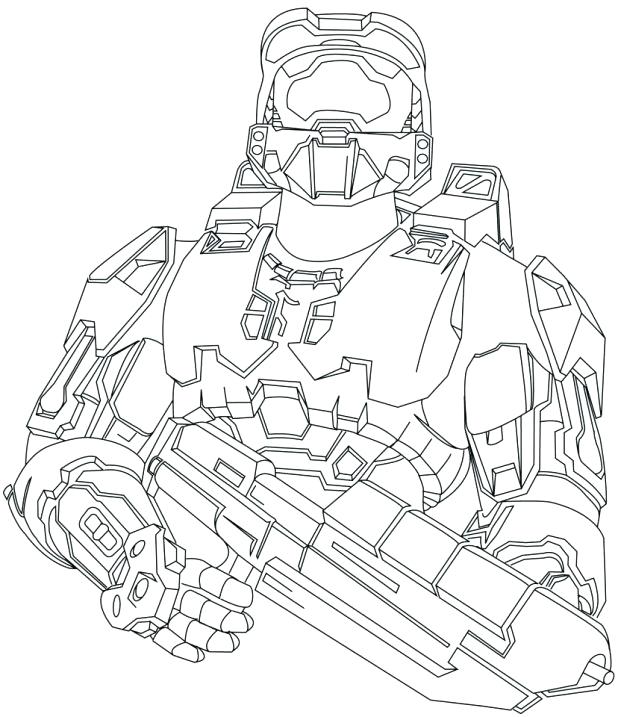 618x717 Halo 4 Coloring Pictures Printable Reach Pages Me Best Coloring