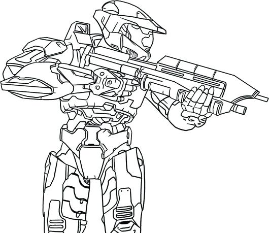 530x459 Halo Para Colorear Printable Halo Battle Coloring Pages Halo 4