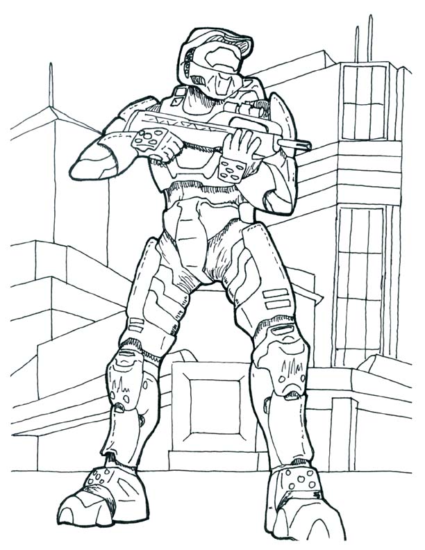 612x792 Halo 4 Colouring Pages Fun With Zack Craft