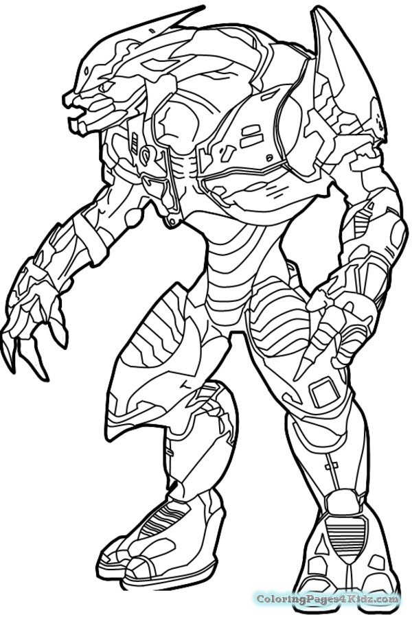 600x902 Halo 4 Coloring Pages Coloring Pages For Kids
