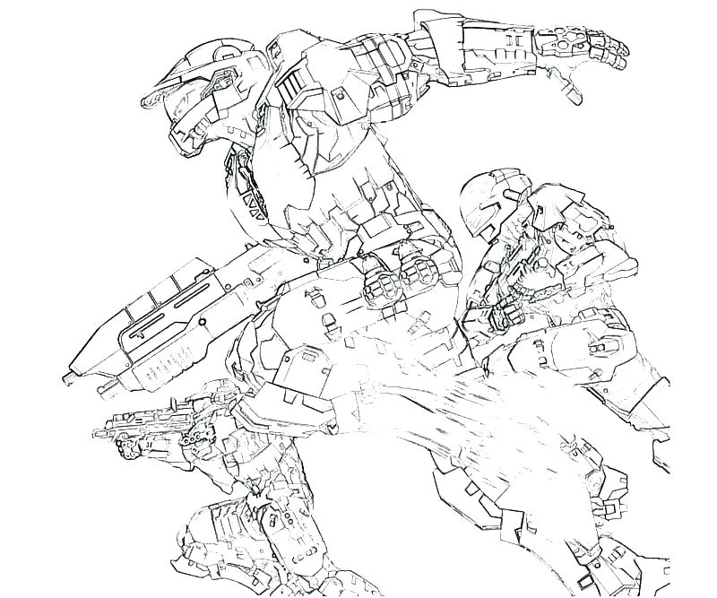 800x667 Halo Coloring Pages To Print Master Chief Coloring Pages Halo 3