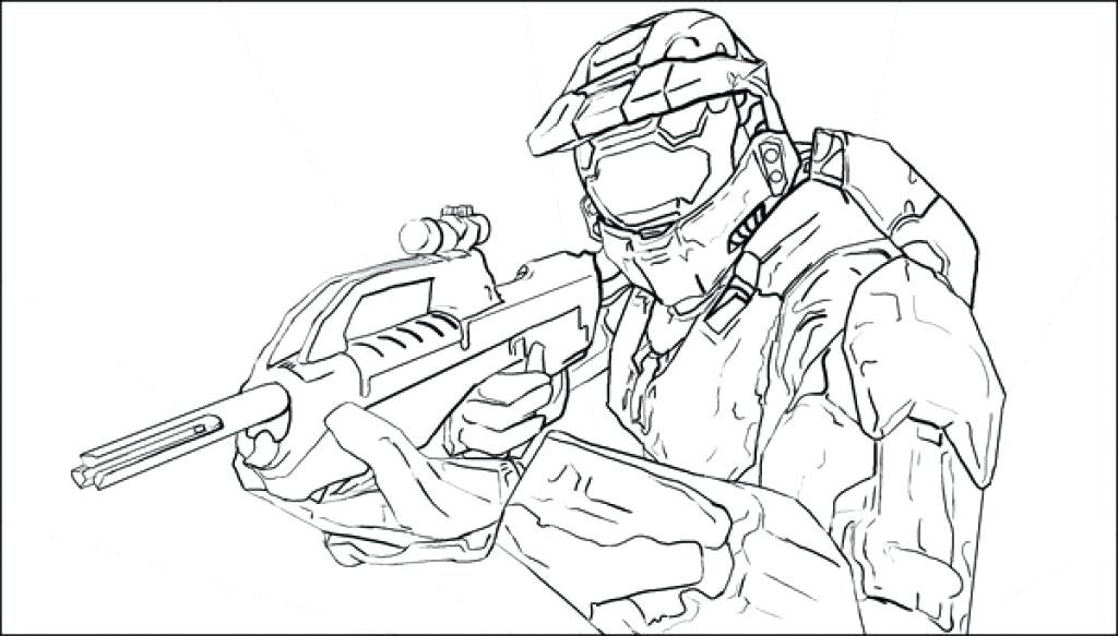 1024x583 Master Chief Coloring Pages By Halo 4 Murs