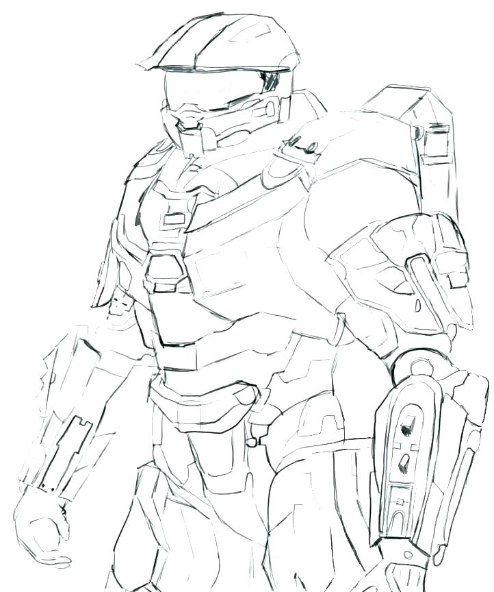 722x864 Halo Coloring Pages Free Printable Halo Coloring Pages Halo