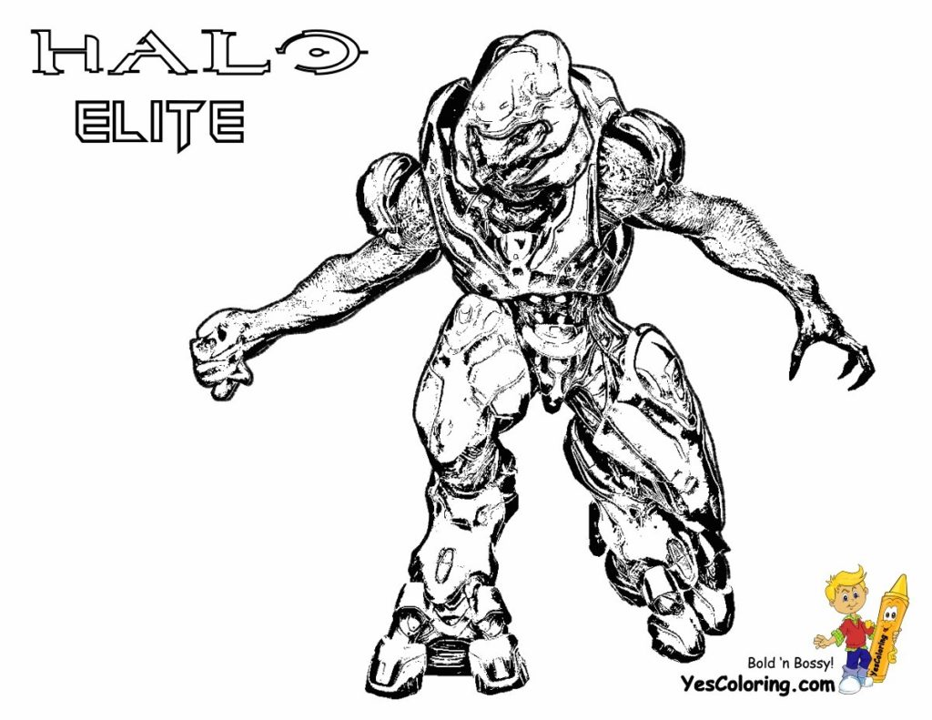 1024x791 Halo Elite Coloring Pages Get Bubbles