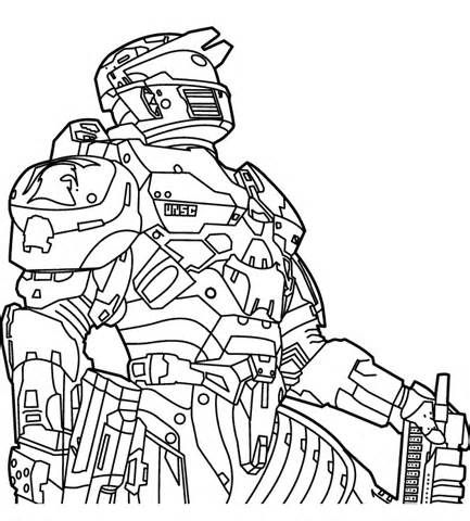 433x480 Pin By Yescoloring Coloring Pages On Halo 5 4 3 Reach Coloring