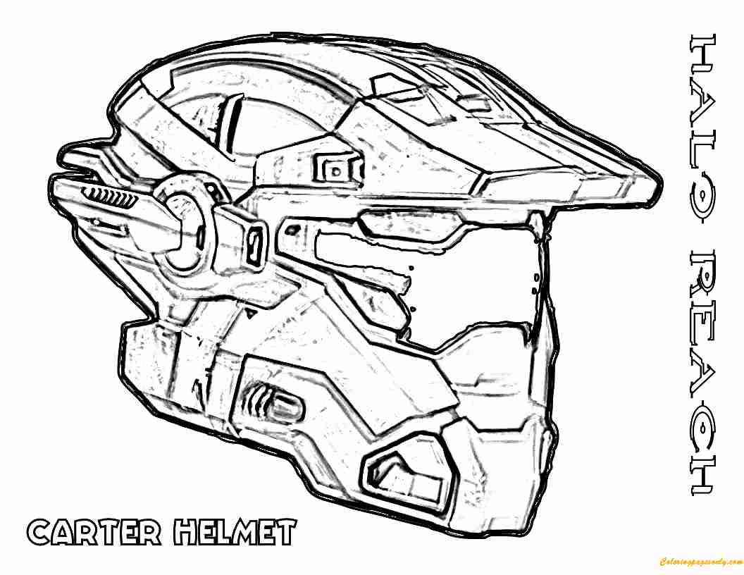 1056x816 Carter Helmet Halo Coloring Page Free Pages Online At 5 Olegratiy