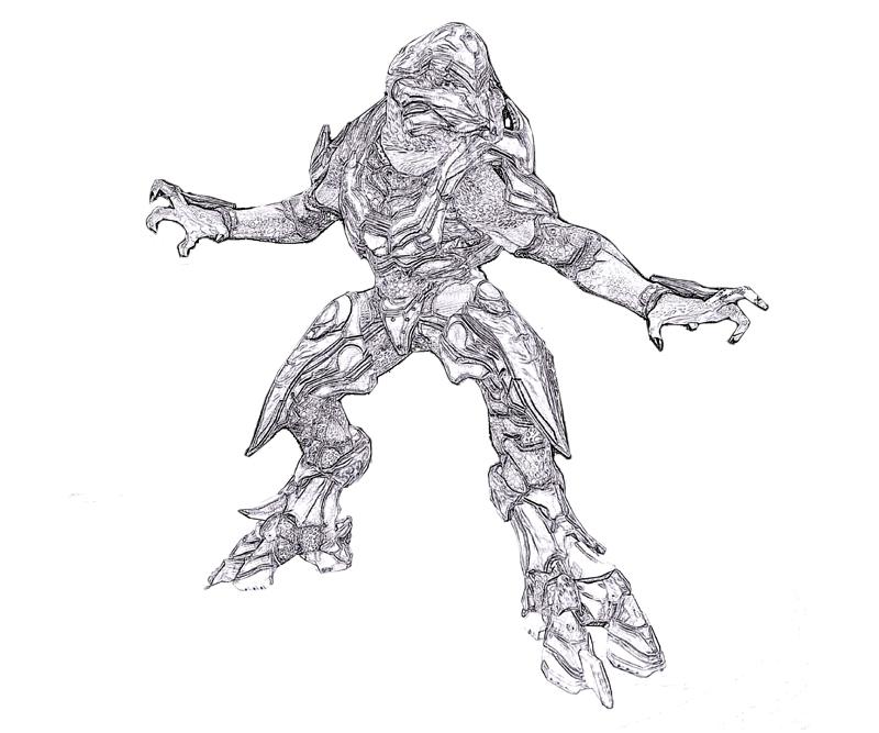 800x667 Free Printable Halo Coloring Pages For Kids