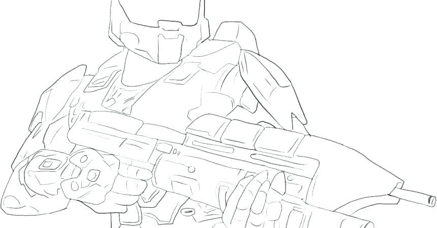 860x450 Master Chief Coloring Pages Halo 3 Coloring Pages Halo Master
