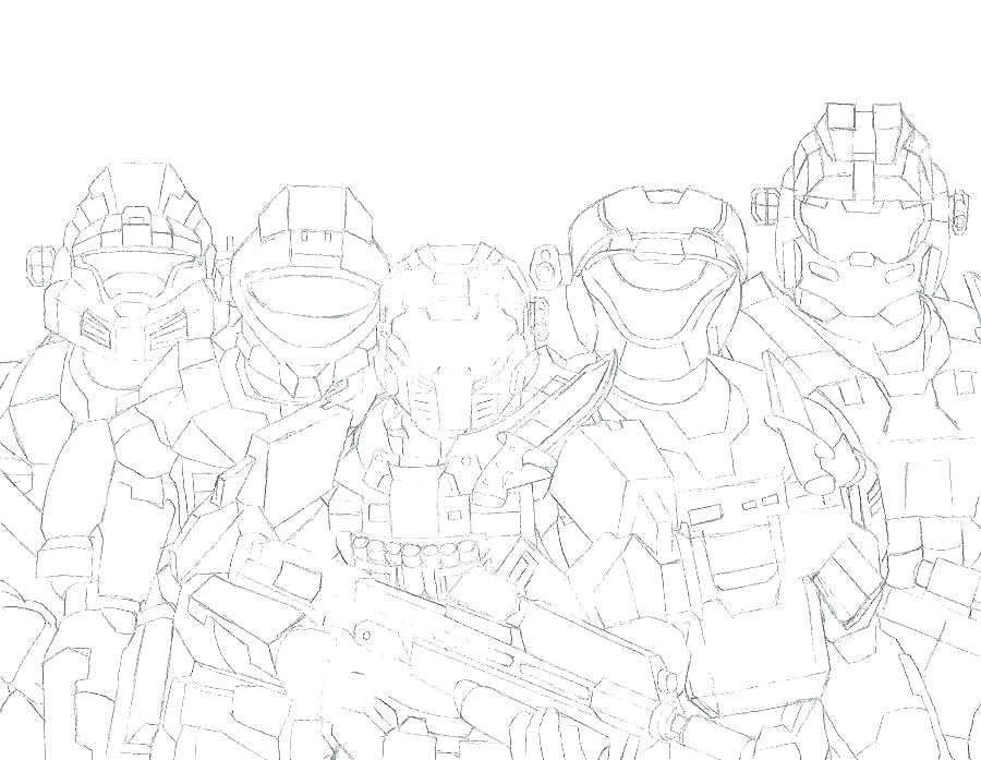 900x697 Halo Spartan Coloring Pages