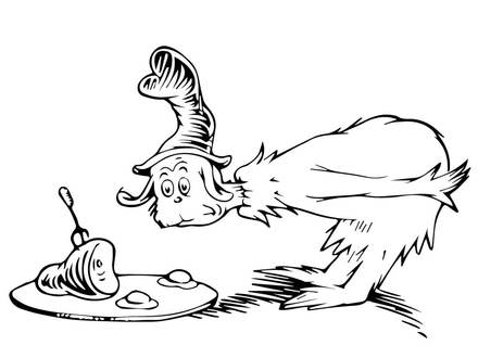 Ham Coloring Page