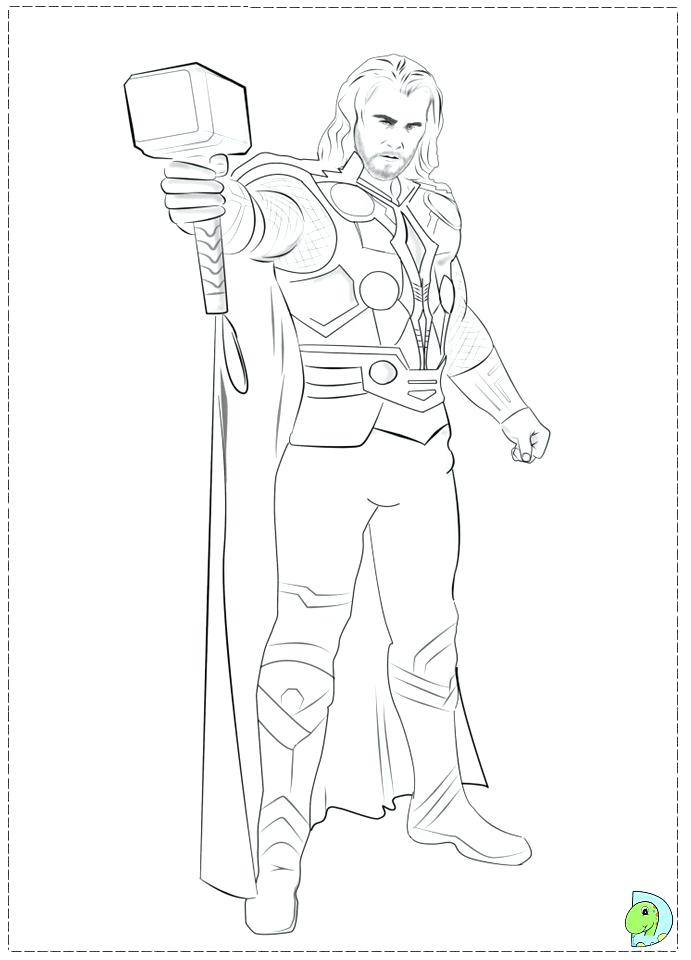 691x960 Thor Coloring Page Thor Hammer Coloring Pages