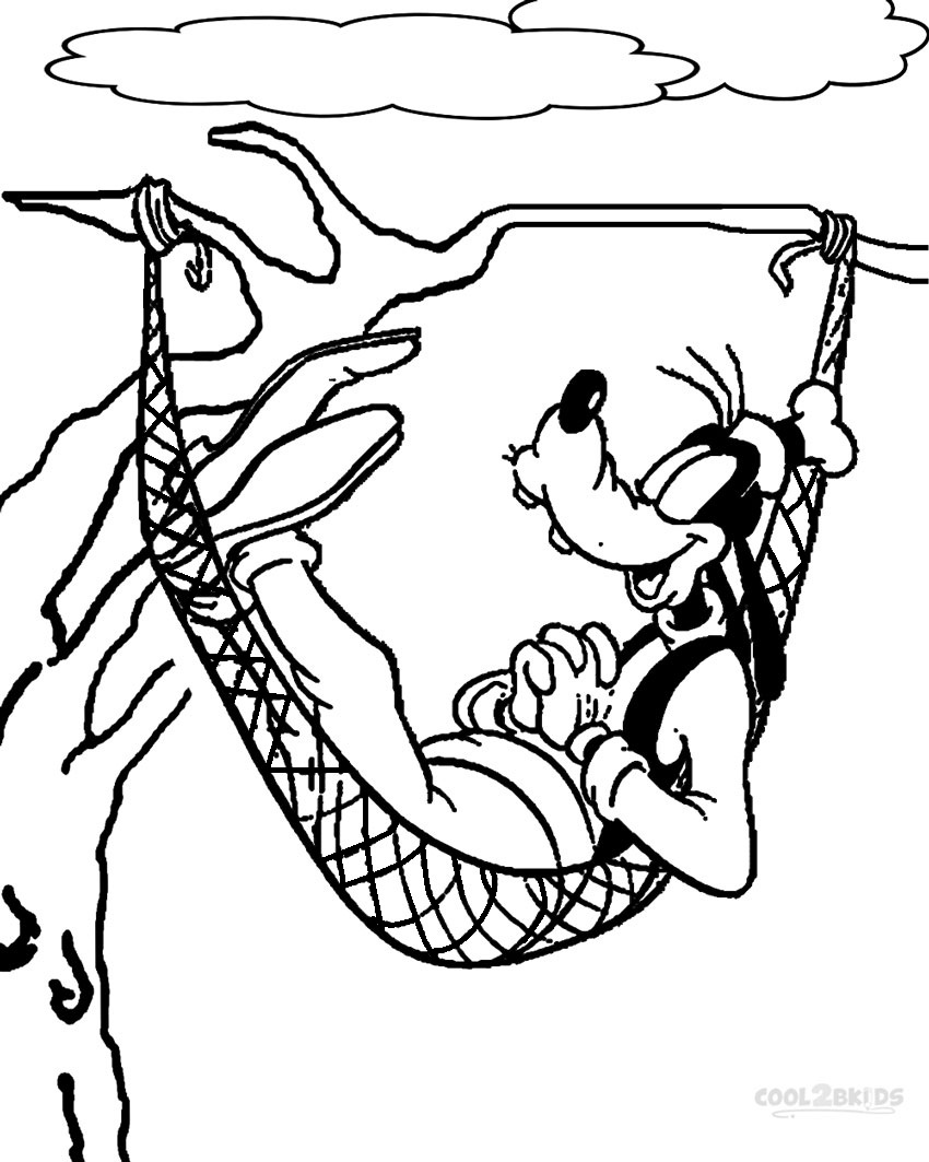 850x1063 Printable Goofy Coloring Pages For Kids Cool2bkids Baby Goofy