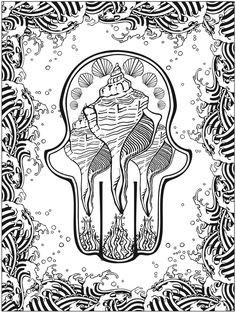 Hamsa Coloring Pages