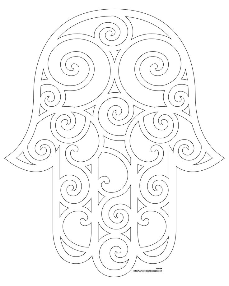 736x920 Fancy Hamsa Coloring Pages Printable Coloring Pages Frieze