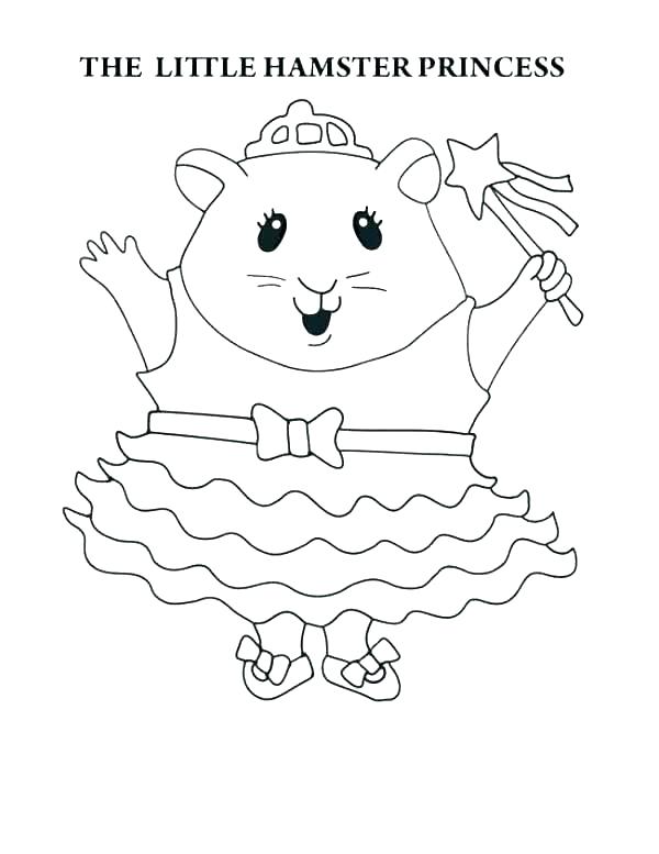 600x777 Hamster Coloring Pages Cute Hamster Coloring Pages Hamster