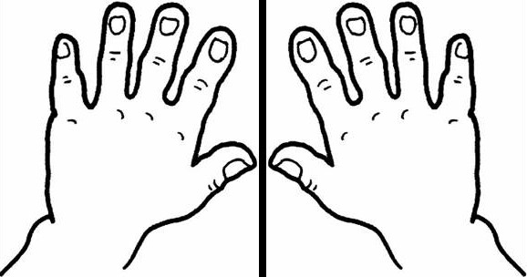 Hand Coloring Page