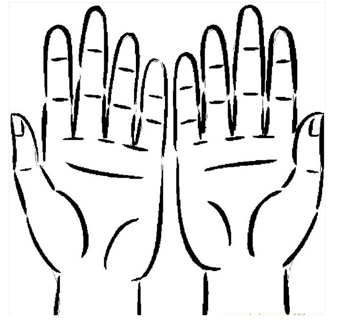 700x664 Hand Coloring Page Hand Colouring In Clipart Free Download Clip