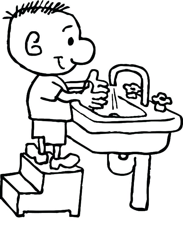 600x742 Hand Coloring Page Kissing Hand Coloring Sheets